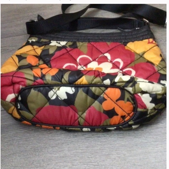 Vera Bradley Puffy Quilted Crossbody Shoulder Bag in Bittersweet Multi - Picture 3 of 3